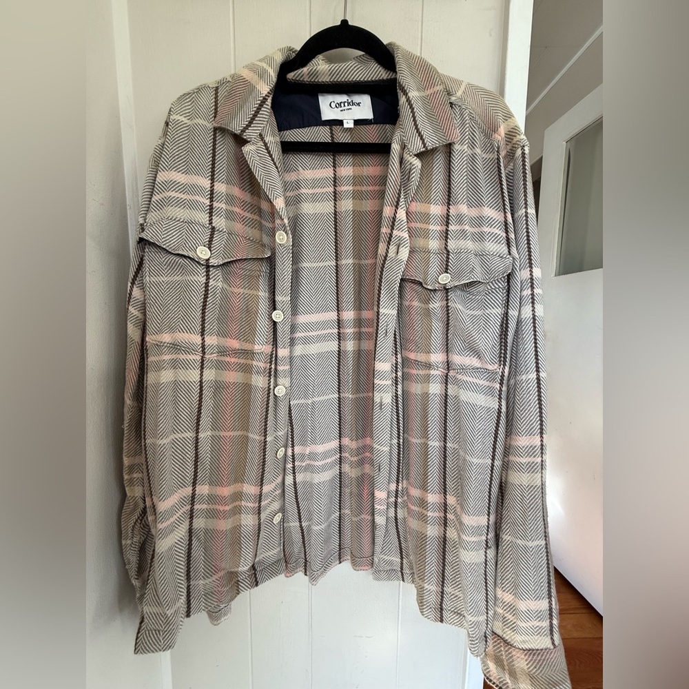 Corridor New York Multi color flannel. Brand new barely worn.